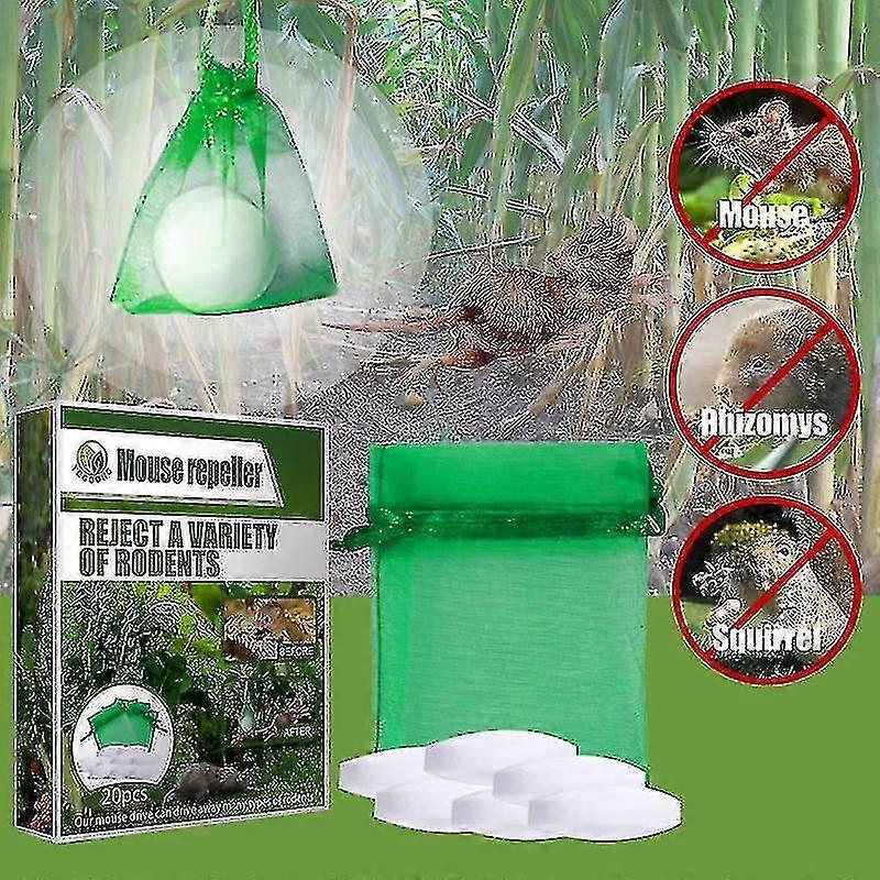 20pcs Rodent Repellent Peppermint Oil To Repels Mice And Rats And Other Rodents Mouse Repellent - XC