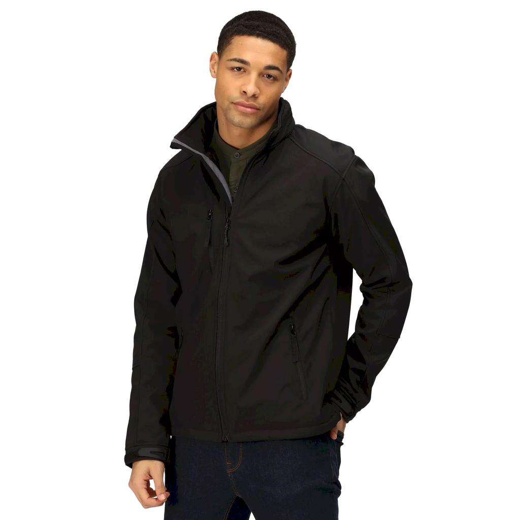 Regatta Reid Mens Softshell Wind Resistant Water Repellent Jacket