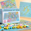 Multifunctional 3-in-1 Wooden Game Box: Flying Chess & Gomoku for Kids