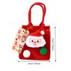 Santa Mini Felt Candy Bag Cute Xmas Snacks Handbag Cookies Storage Bag  New Year Gift