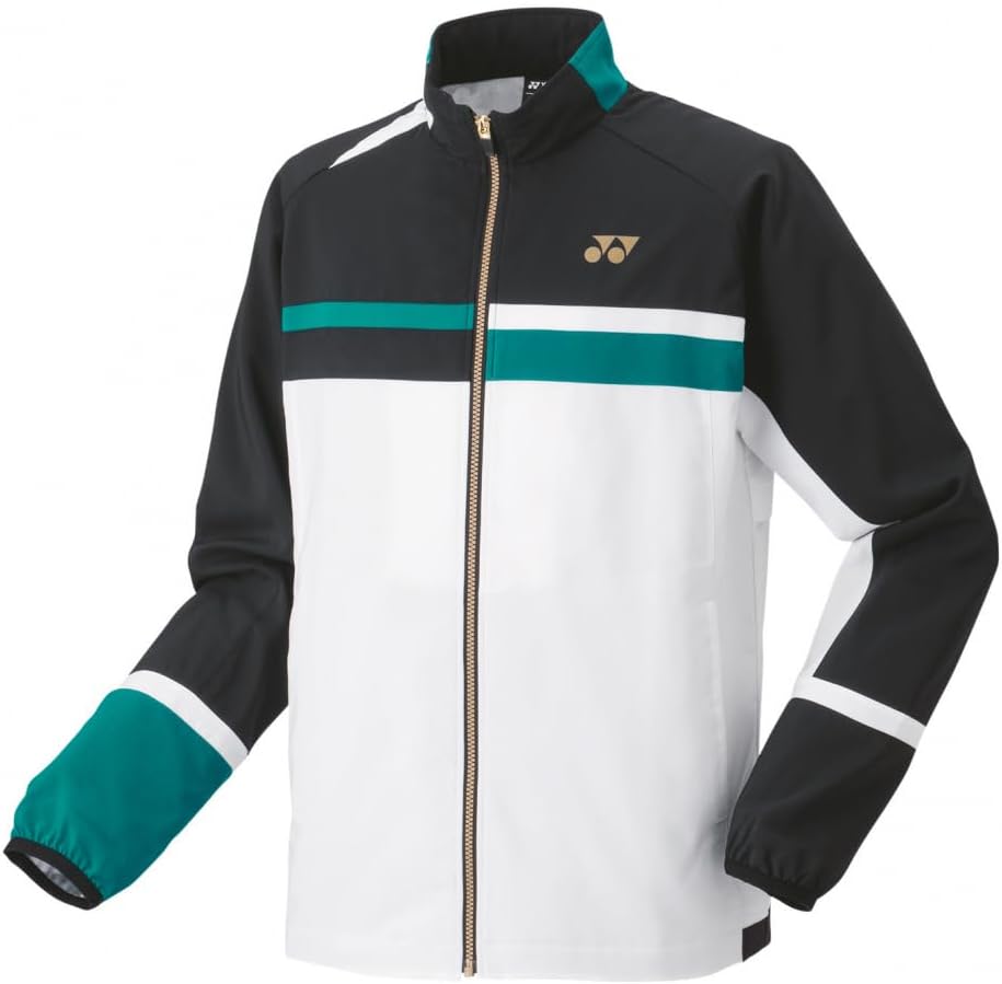 Yonex Yonex Теннисная рубашка с подкладкой Ветровка Рубашка Посадка Унисекс Взрослый S Павлиний зеленый 502