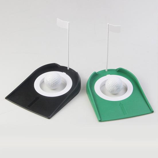 Чашка для гольфа с флажком Пластиковый тренировочный снаряд для лунок для гольфа Аксессуар для тренировочной площадки для гольфа в помещении