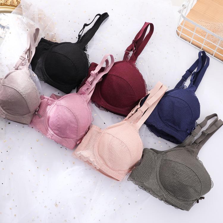 Women's Thin Push-Up Bras - Large Size, No Sponge, Comfortable, Anti-Sagging Design