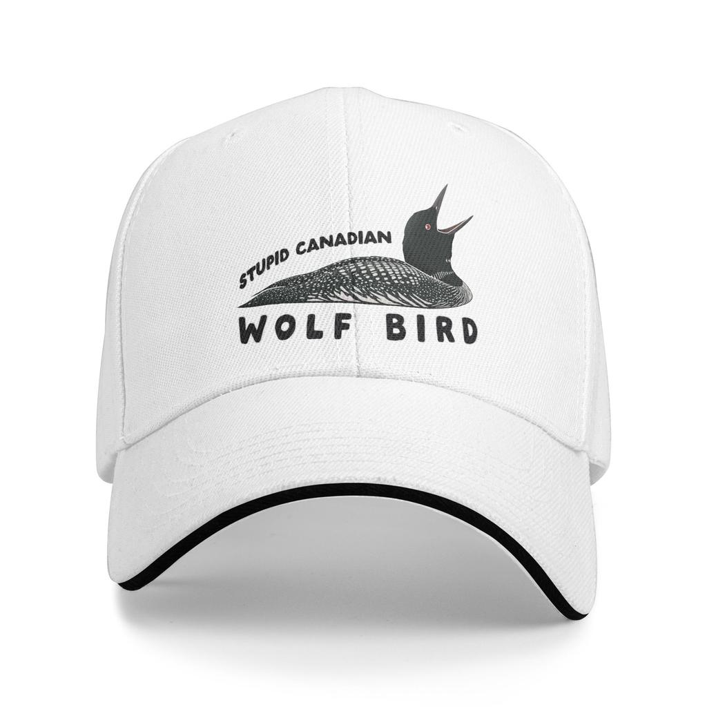 Heated Rivalry Stupid Canadian Wolf Bird Baseball Caps Merchandise Classic Sun Caps For Men Women Golf Headewear Adjustable