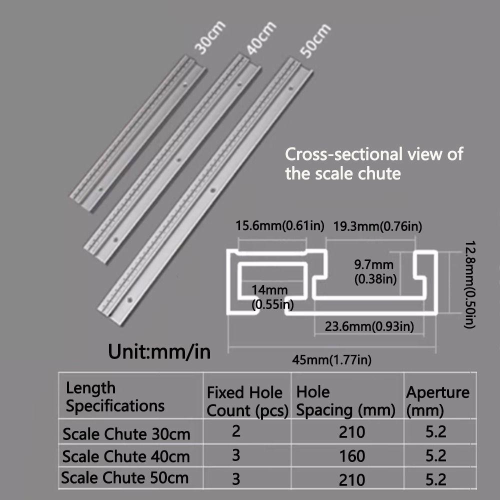 С Шкалой Часть Настольной Пилы Т-образные Пазы Слот Деревообработка Миторный Паз Деревообработчики