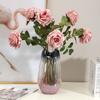 Retro autumn color feel moisturizing rose simulated flower home living room decoration fake flower ornament flower