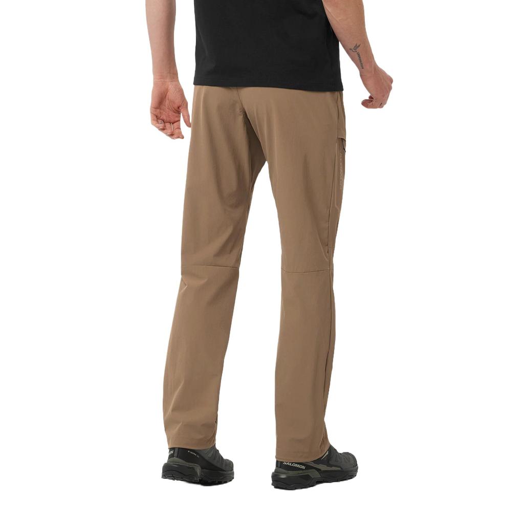 SALOMON Wayfarer Удобные Однотонные Прямые Повседневные Брюки Мужские низы Коричневый C22166