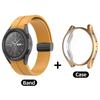 Чехол+Ремешок для Samsung Galaxy Watch 4/5/6 40мм 44мм Всесторонний Мягкий ТПУ Защитный Чехол для Galaxy Watch6 Classic 43мм 47мм Ремешок