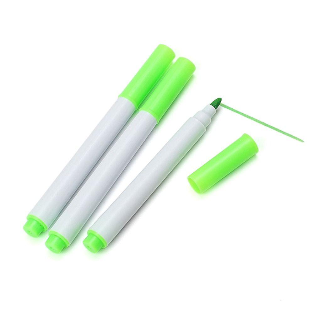 Водорастворимая сменная исчезающая ручка, автоматическая стираемая ручка для вышивки крестом, маркер для ткани