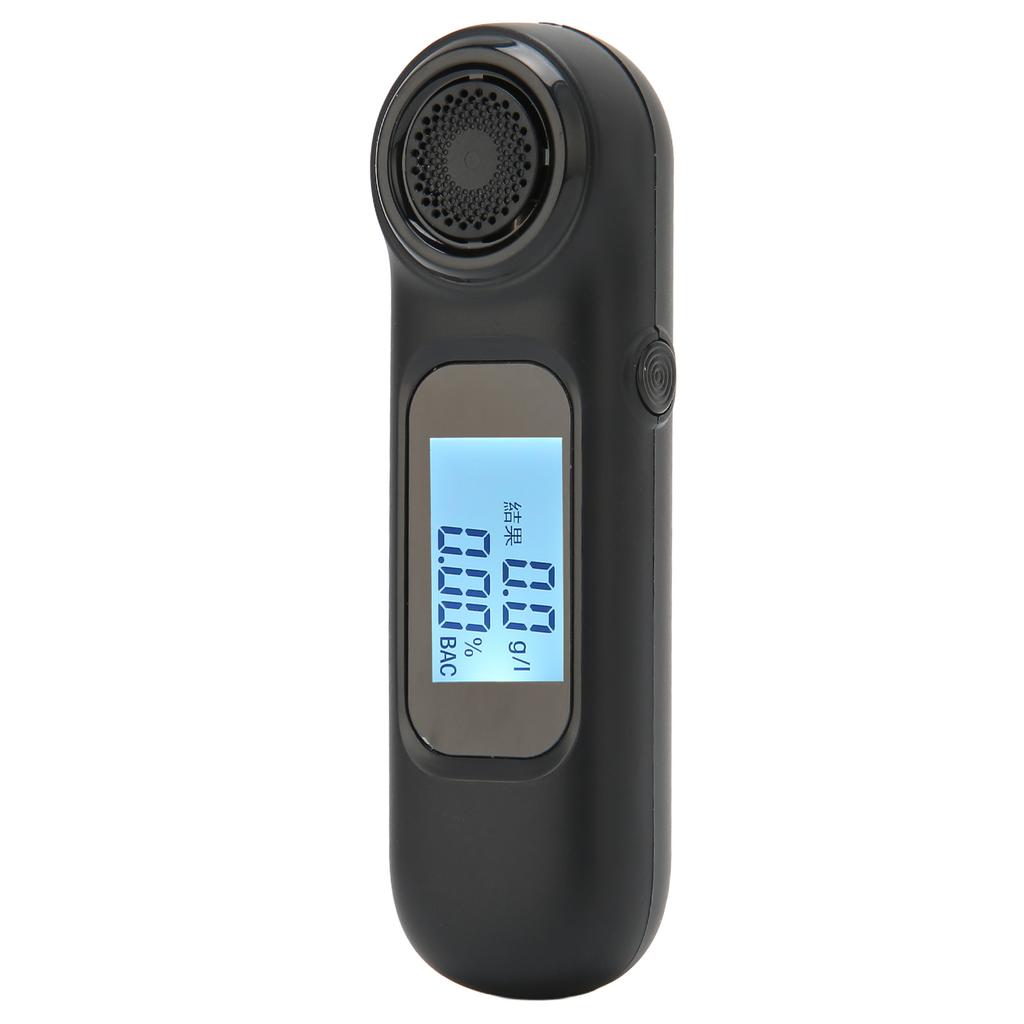 Portable Alcohol Detector C7 Accurate Breath Alcohol Tester with 3 Status Lights Black