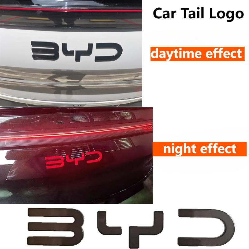 Для BYD Sealion 07 EV Передний Задний Зачерненный Значок Черный Воин Стиль Задымленный Логотип BYD Модификация Аксессуары