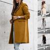Ayollar Qishki Jun Palto Trench Jaket Ayollar Iliq Slim Uzun Palto Ustki Kiyim