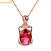 Women Necklace Pendant Copper Alloy Zircon Fashion Gift