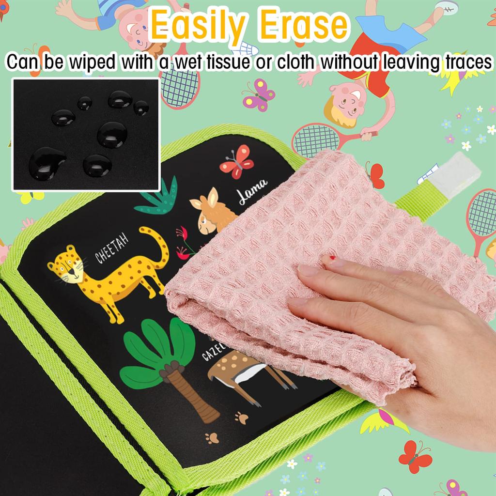 Стираемая доска для рисования, волшебная книга Монтессори, игрушки для рисования водой с ручкой, многоразовая книга для рисования, игрушки для раннего образования