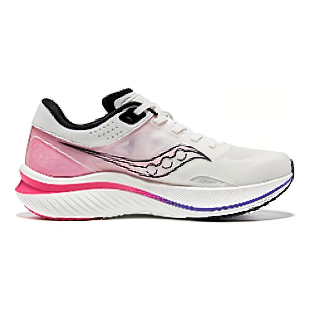 SAUCONY Slay Comfortable Shock Absorption Durable Breathable Rebound Low-Top Marathon Running Shoes Unisex Running Shoes White Pink S28192-15