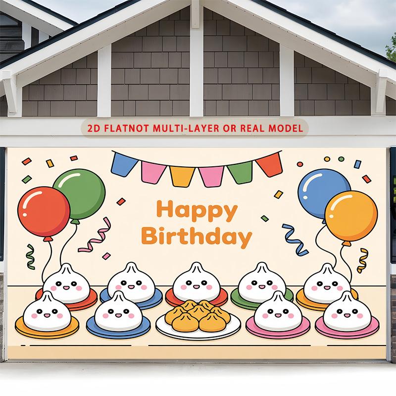 Party Backdrop Happy Birthday Birthday Photo Booth Background Front Door Decor