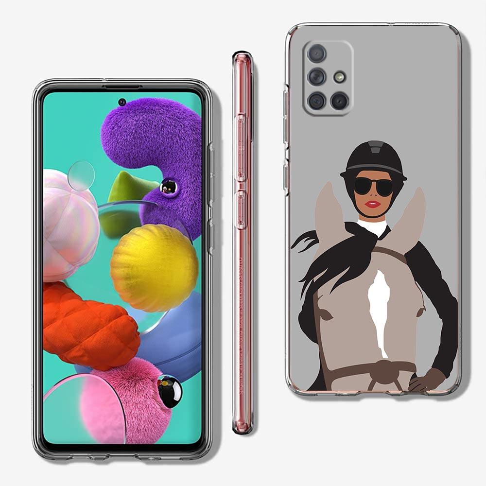 Чехол для телефона Samsung Galaxy A13 A51 A71 A21S A12 A11 A31 A52 A41 A23 A53 A73 A32 5G A03S Чехол Фредерик Великая красавица конь