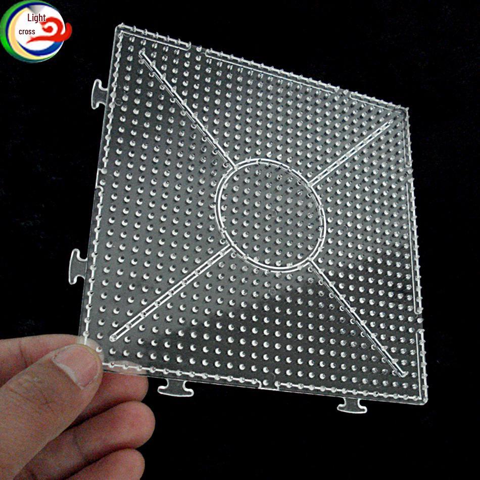 Прозрачная соединяемая основа для бусин Hama 5 мм | Сделай сам Развивающая термостойкая доска-пазл для детей