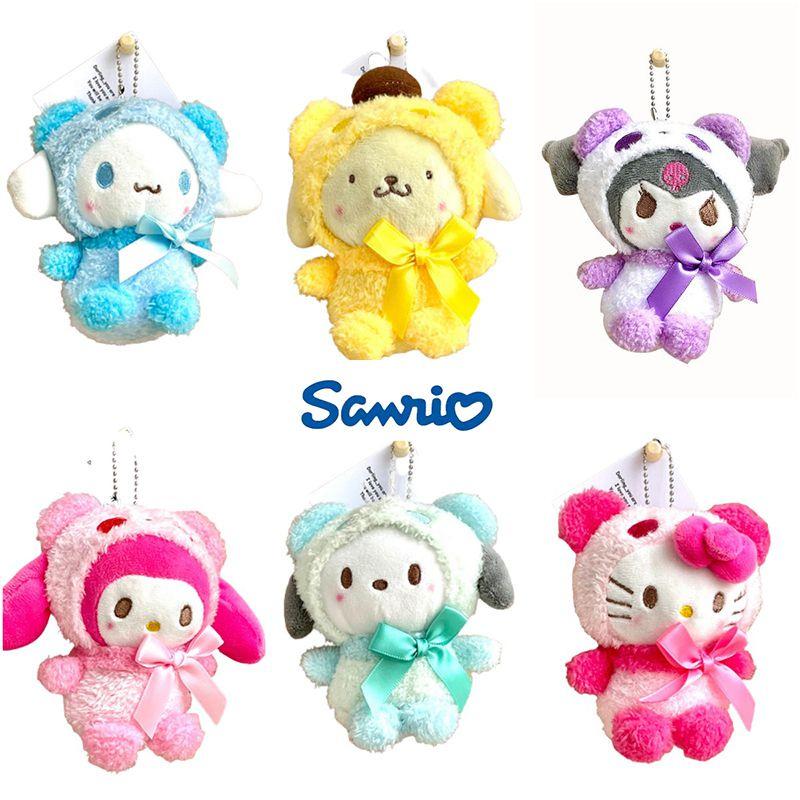 Очаровательный кулон-брелок Kuromi от Sanrio, мягкая игрушка для детских подарков