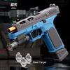 Игрушечный пистолет для метания снарядов Sig17 M9a3 с лазерной мишенью, мягкая пуля для страйкбола, спортивное оружие CS для детей, подарок