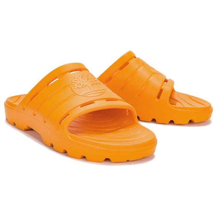 Timberland Мужские повседневные легкие шлепанцы для улицы Оранжевые A5W8D