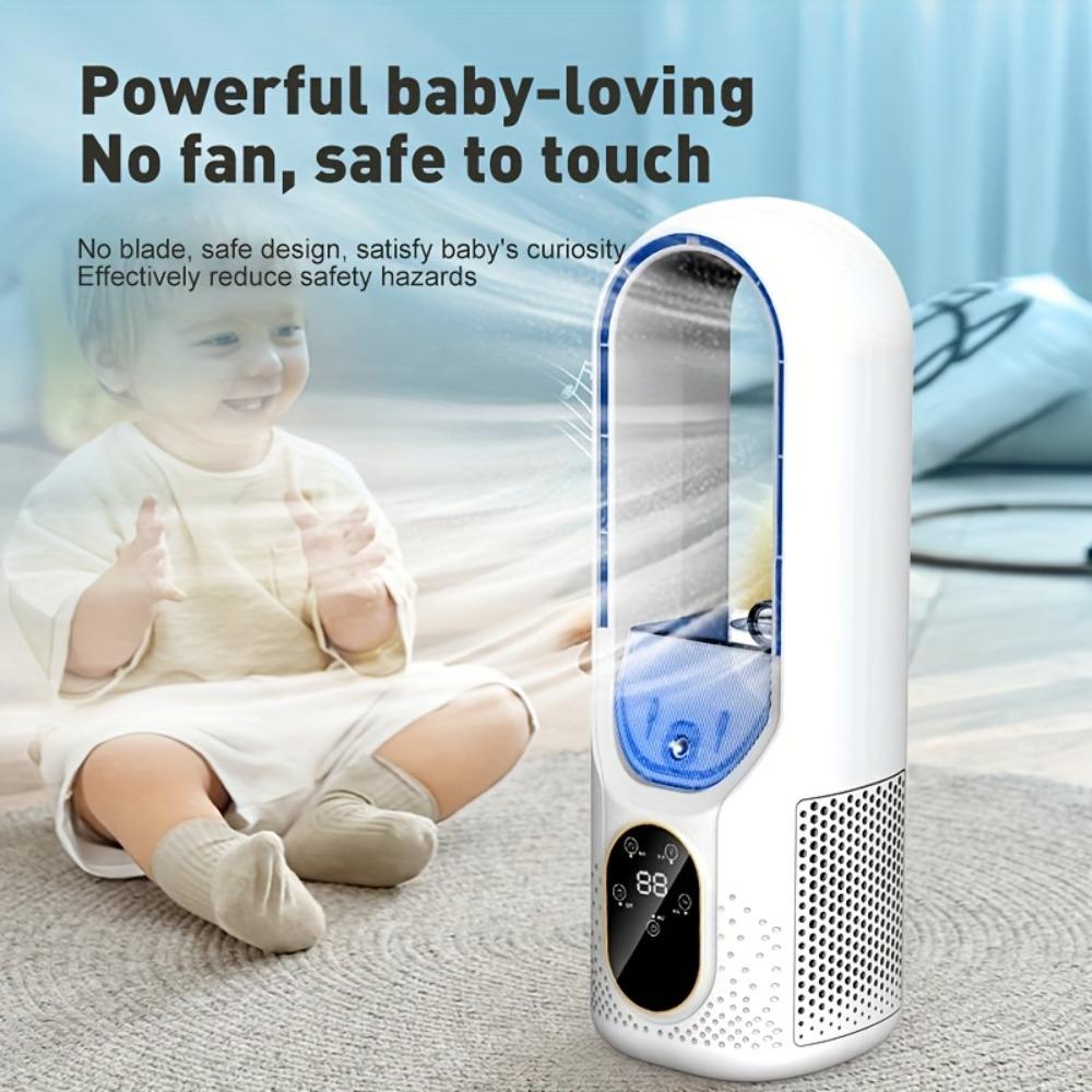 6 Speeds Air Cooler Fan Compact Design Desktop Cooling Fan Evaporative Cooling Fan Desktop Use