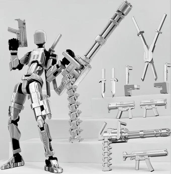 НОВЫЙ Dummy 13 Фигурка Титан Многосуставной Робот Игрушки 3D Печатная Подвижная Фигурка Игрушка для Снятия Стресса Декомпрессии Для Детей