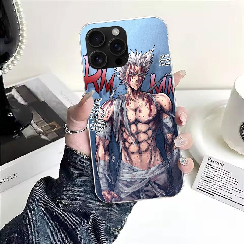 One P-Punch-Man Garou Soft Phone Case For IPhone 18 11 17 Air 16E 16 Pro Max 15 + 14 Plus 13 Mini 12 Apple 7 SE 8 Fundas Coque 11 1