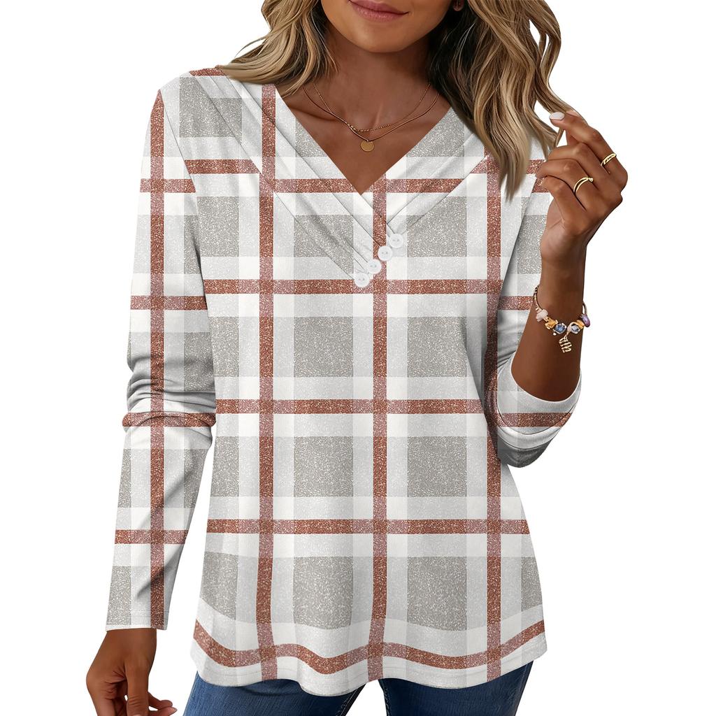 Womens Sweaters V-neck Long Sleeve Shirts Fall Outfits Fashion Winter Clothing Side Slit