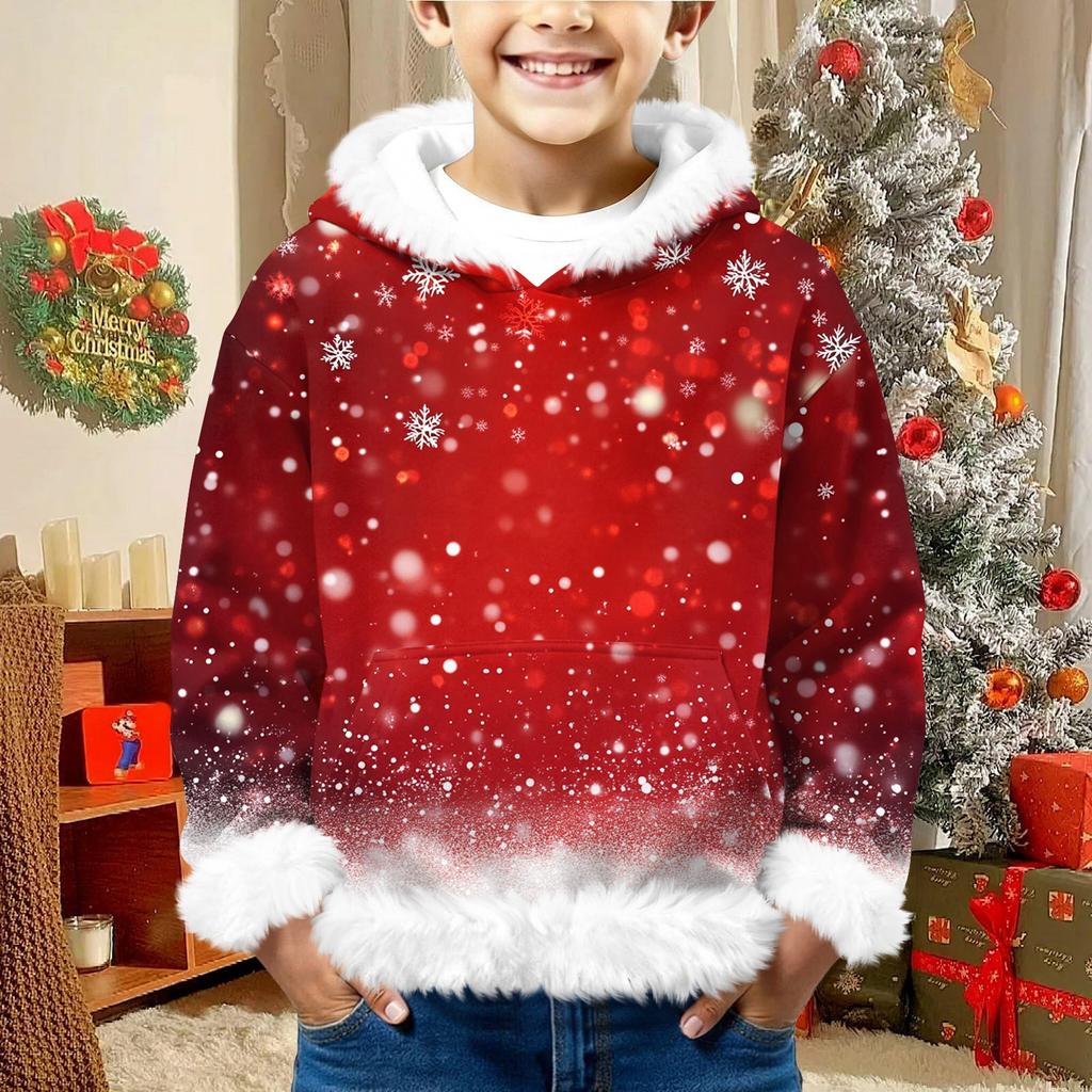 Children's Sweatshirt Girls Boys Long Sleeve Lightweight Casual Hoodie Loose Comfortable Sweatshirt