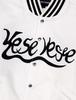 Yeseyesee Y.E.S Куртка-бомбер со знаком улитки Белая