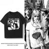 2025 New Sonic Youth Short Sleeve T-shirt Men's and Women's Cotton Spring and Summer New Rock Band Top Half Sleeve Streetwear