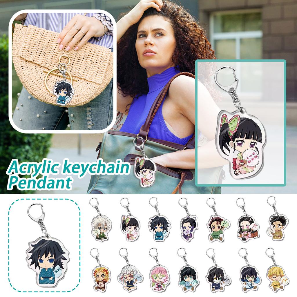 Мультяшный Аниме Фильм Прозрачный Акриловый Брелок Подвеска, Изысканный Подарок Подвесные Аксессуары Для Рюкзаков