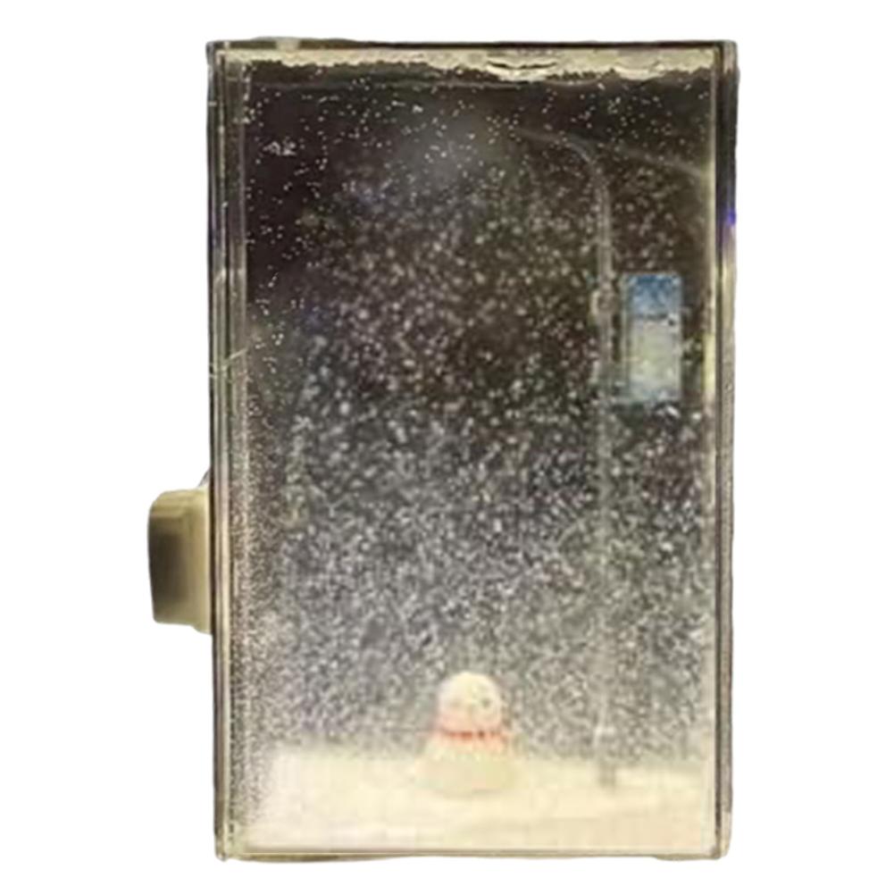 Снежная сцена Уличный фонарь Сделай сам Снежная ночь Перетекающий маленький ночник Рождество Санта Ручная работа Сделай сам Набор материалов Подарок на день рождения