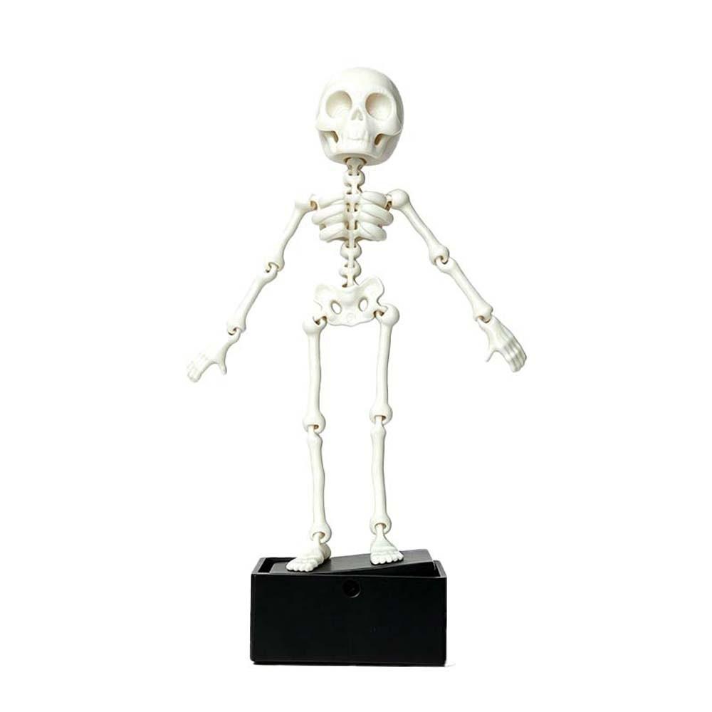Glow Dark Aquarium Ornament Movable Joints Dancing Bone Luminous Skeleton Home Decor