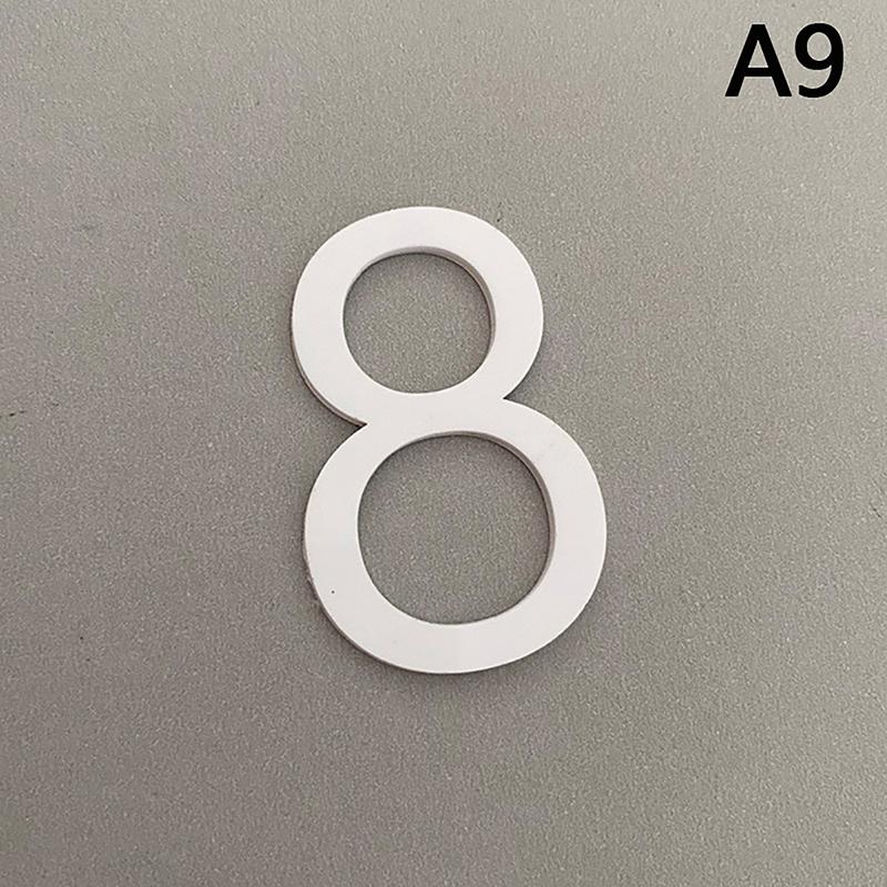 3D самоклеящаяся современная табличка на дверь с цифрами 0-9, номер дома, номер двери, номер почтового ящика, адрес отеля, наклейка с цифрами, знак