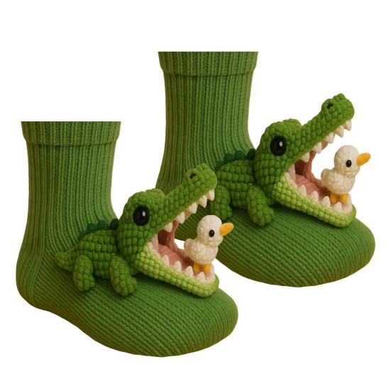 Yousheng 3D Knit Animal Socks Winter Warm Thick Socks with Santa Xmas Tree Animal Hug Socks Christmas Gifts for Kids And Adults