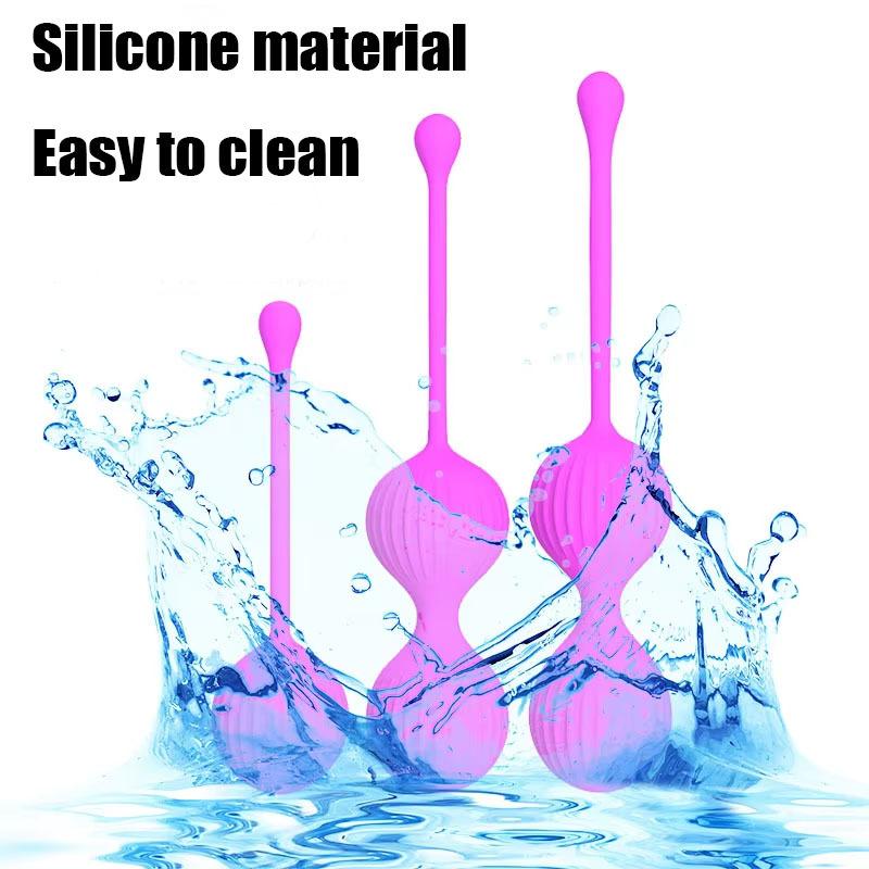 Silicone Smart Ball Kegel Ball Ben Wa Ball Vagina Tighten Exercise Machine Vaginal Geisha Ball Sex Toys for Women
