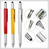 7 In1 Multifunction Ballpoint Pen with Modern Handheld Tool Measure Technical Ruler Screwdriver Touch Screen Stylus Spirit Level
