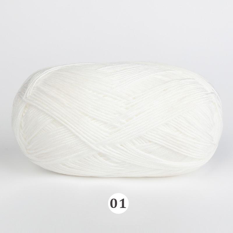 50g/Ball DIY Crochet Yarn Hand Woven Yarn Knitted Fabric Natural Bamboo Cotton Baby High Quality