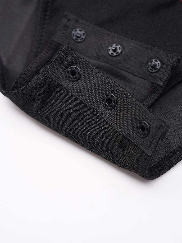 Детский купальник для девочек со стразами, длинный рукав, круглый вырез, бронзовая ткань, лоскутное выступление, одежда