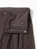 Beams Heart Men's Striped 2-Puck Wide Leg Pants, Brown, Size L