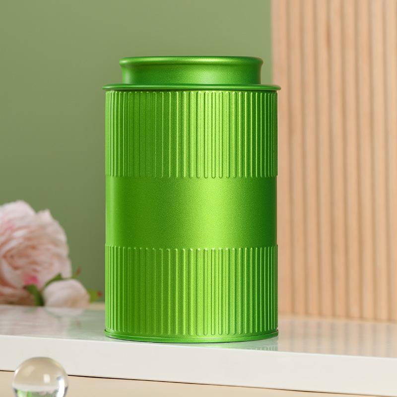 Portable Mini Matcha Powder Can Thick Tinplate Tea Sealed Jar Spice Storage Box Container Box Kitchen Gadgets Household
