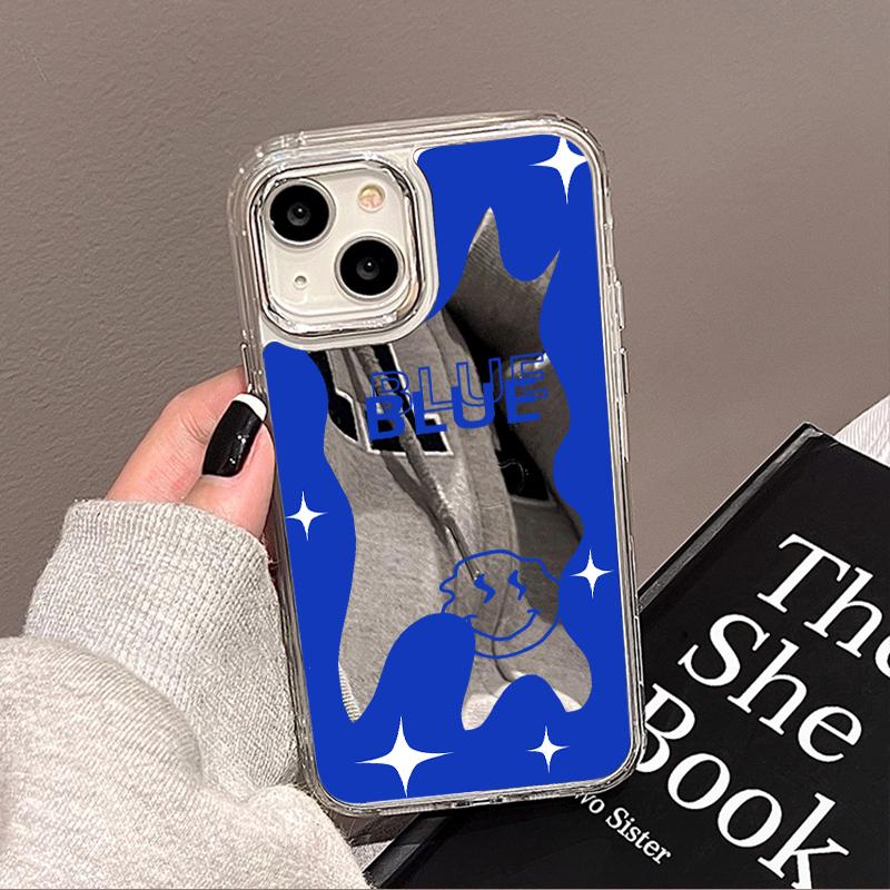 Роскошный чехол для телефона с зеркалом для макияжа для iPhone 16 Pro Max 11 13 14 15 12 16 Plus XR X XS 16promax 15promax Цветочные задние крышки Funda