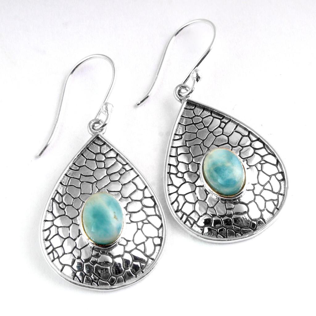 Ларимар Гранат Перидот Лабрадорит Зеленый Оникс Серьги ручной работы Стерлингового Серебра 925 Пробы Женские Ювелирные Изделия