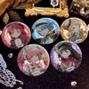 58/75mm Puella Magi Madoka Magica Double Flash Badges:Madoka,Homura,Tomoe,and Sakura Badges/Brooches, Perfect As Costume Accessories and Jewelry