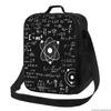 Geek Maths Teacher Insulated Lunch Tote Bag for Women Science Physics Portable Cooler Thermal Food Lunch Box Work School Travel