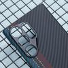 Чехол для телефона Samsung Galaxy S24 Ultra Задняя крышка из арамидного волокна с металлическим протектором для объектива