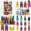 12pcs Among Christmas Us Action Figure Crewmate Impostor Game Car Decor Desktop