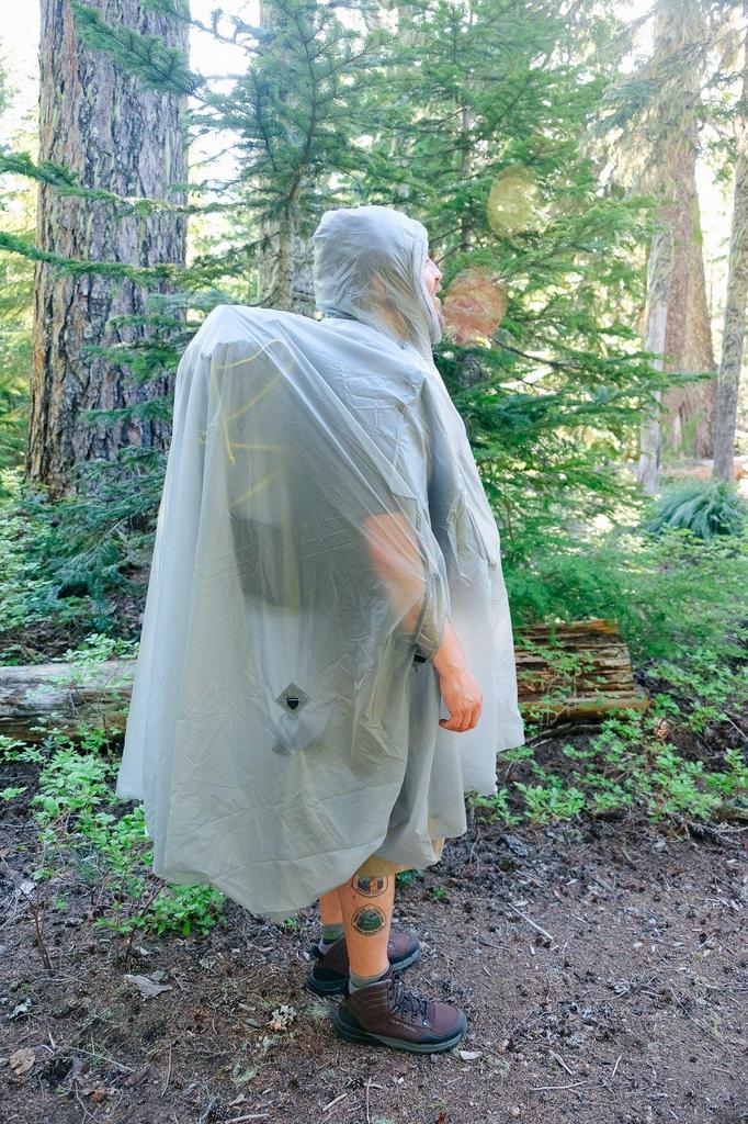 Six Moon Designs Gatewood Cape 10oz Single Person Ultralight - - брезент/накидка (Серый)